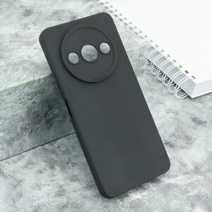 Silikonska maska / futrola Pro Camera za Xiaomi Redmi A3/A3x crna (MS).