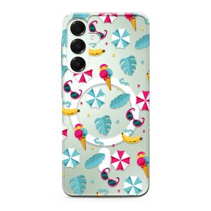 Maska / futrola silikonska print MagSafe za Samsung A166 Galaxy A16 5G beach (MS).