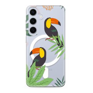 Maska / futrola silikonska print MagSafe za Samsung S921 Galaxy S24 5G jungle (MS).