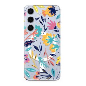 Maska / futrola silikonska print MagSafe za Samsung S921 Galaxy S24 5G rainbow palm (MS).