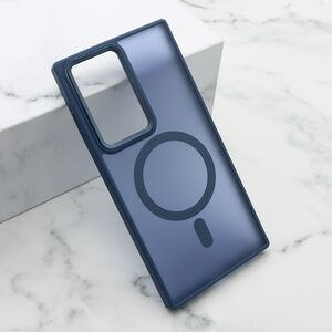 Maska / futrola SILKY MAGSAFE II za Samsung Galaxy S23 Ultra plava (MS).