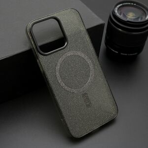 Maska / futrola SPARKLING MagSafe za iPhone 15 Pro Max (6.7) crna (MS).