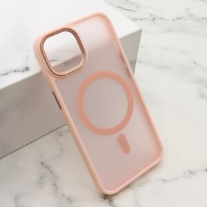 Maska / futrola SILKY MAGSAFE II za iPhone 14 (6.1) roze (MS).