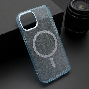 Maska / futrola SPARKLING MagSafe za iPhone 14 (6.1) plava (MS).