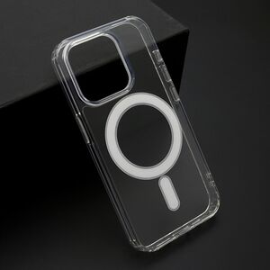 Maska / futrola STANDARD MagSafe (sa IC) za iPhone 14 Pro (6.1) providna (bela) (MS).