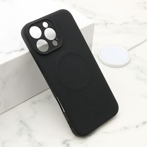 Maska / futrola VELVET TOUCH MagSafe za iPhone 16 Pro Max (6.9) crna (MS).