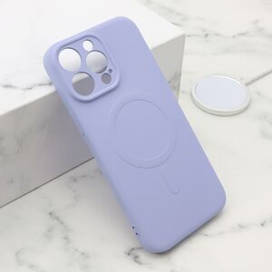 Maska / futrola VELVET TOUCH MagSafe za iPhone 15 Pro Max (6.7) ljubicasta (MS).