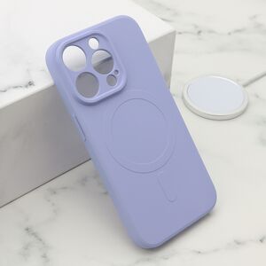 Maska / futrola VELVET TOUCH MagSafe za iPhone 14 Pro (6.1) ljubicasta (MS).
