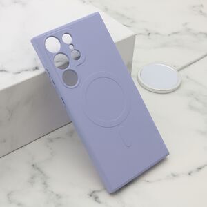 Maska / futrola VELVET TOUCH MagSafe za Samsung Galaxy S23 Ultra ljubicasta (MS).