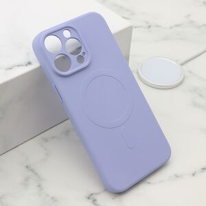 Maska / futrola VELVET TOUCH MagSafe za iPhone 14 Pro Max (6.7) ljubicasta (MS).