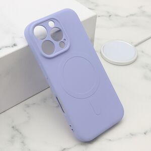 Maska / futrola VELVET TOUCH MagSafe za iPhone 16 Pro (6.3) ljubicasta (MS).