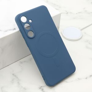 Maska / futrola VELVET TOUCH MagSafe za Samsung A556 Galaxy A55 5G plava (MS).