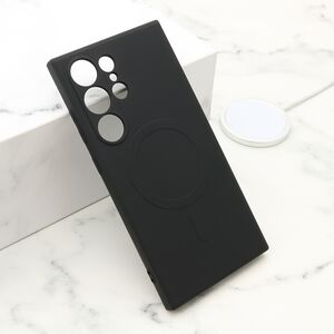 Maska / futrola VELVET TOUCH MagSafe za Samsung S928 Galaxy S24 Ultra 5G crna (MS).