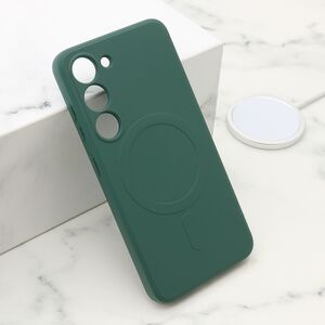 Maska / futrola VELVET TOUCH MagSafe za Samsung S911B Galaxy S23 tamno zelena (MS).