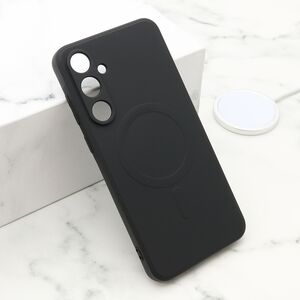 Maska / futrola VELVET TOUCH MagSafe za Samsung A556 Galaxy A55 5G crna (MS).