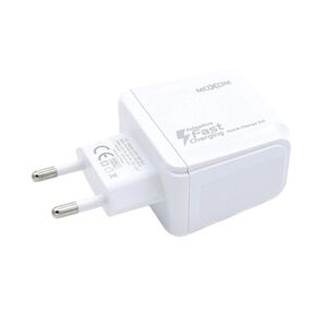 Kucni punjac Moxom KH-67Y QC 3.0 Fast micro beli (MS).