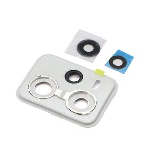 Staklo kamere za Xiaomi Redmi Note 12 Pro 5G Polar beli (MS).