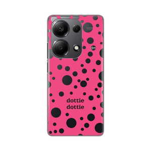 Silikonska maska / futrola print ultra tanka za Xiaomi Redmi Note 13 Pro 4G Dottie Dottie Pink.