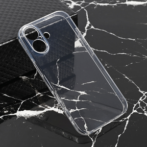 Silikonska maska / futrola Teracell Giulietta za iPhone 17 providna.
