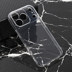 Silikonska maska / futrola Teracell Giulietta za iPhone 17 Pro providna.