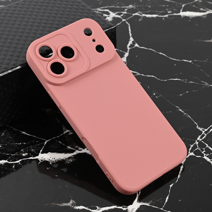 Silikonska maska / futrola Teracell Giulietta za iPhone 17 Pro Max 6.9 mat tamno roze.