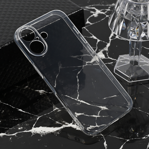 Torbica Silikonska maska / futrola ultra tanka za iPhone 17 providna.