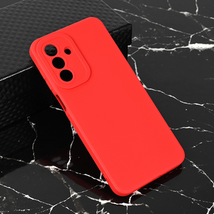 Silikonska maska / futrola Teracell Giulietta za Samsung A175 Galaxy A17 mat crvena.