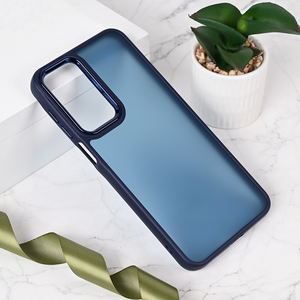 Maska / futrola Shining Camera za Samsung A175 Galaxy A17 plava.