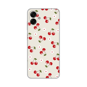 Silikonska maska / futrola print za Samsung A075F Galaxy A07 Cherry and Flowers.