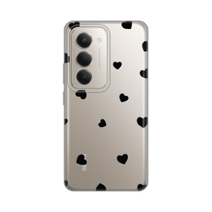 Silikonska maska / futrola print ultra tanka za Xiaomi Redmi 15 4G Hearts.