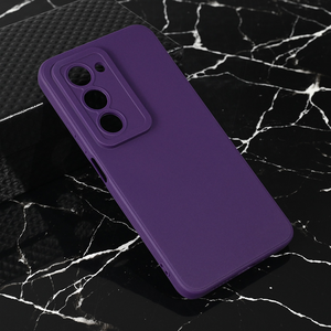 Silikonska maska / futrola Teracell Giulietta za Xiaomi Redmi 15 4G EU 171mm mat tamno ljubicasta.