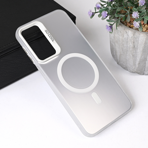 Maska / futrola Magsafe providna za Samsung A165F Galaxy A16 5G srebrna.