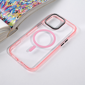 Maska / futrola Magsafe Color Pop za iPhone 16 Pro Max 6.9 roze.