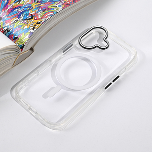 Maska / futrola Magsafe Color Pop za iPhone 16 6.1 bela.