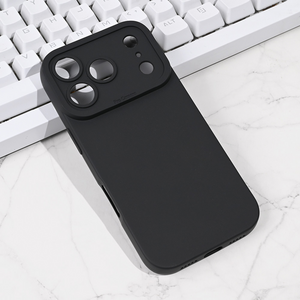 Maska / futrola Silikon Pro Camera za iPhone 17 Pro 6.3 crna.