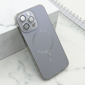 Maska / futrola ELEGANT METAL MAGSAFE za iPhone 14 Pro Max (6.7) siva (MS).