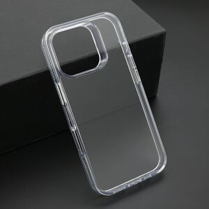 Maska / futrola COLOR frame za iPhone 16 Pro (6.3) srebrna (providna) (MS).