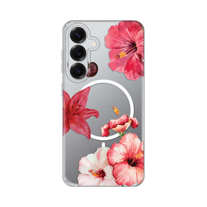 Maska / futrola print Magsafe za Samsung S931 Galaxy S25 Hibiscus.