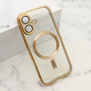 Maska / futrola CAMERA PROTECT MAGSAFE za iPhone 17 zlatna (MS).