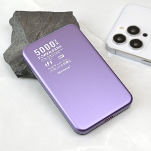 Back Up Baterija prenosiva baterija Magsafe PD W52 5000mAh ljubicasta.