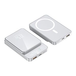 Back Up Baterija MagSafe M100 15W PD 20W+22.5W Fast 10000mAh beli (MS).