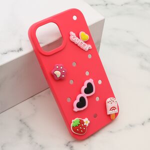 Maska / futrola TOY za iPhone 15 pink (MS).