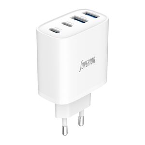 Kuciste punjaca Superior SU-4001AACC 40W 3A GaN Fast PD + USB belo (MS). Kuciste punjaca Superior SU-4001AACC 40W 3A GaN Fast PD + USB belo (MS).