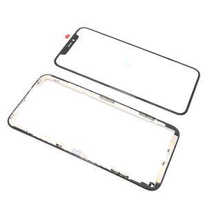 Staklo touchscreen-a za Iphone X crni + oca (MS).