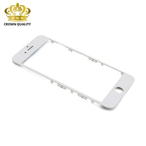 Staklo touchscreen-a za Iphone 7 + frame (Crown Quality) beli (MS).