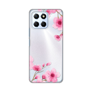 Silikonska maska / futrola print ultra tanka za Huawei Honor X6 Rose flowers.