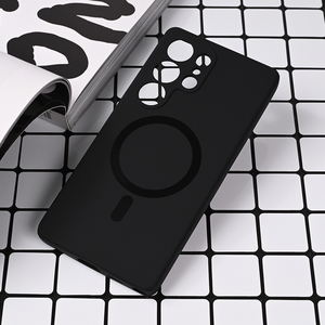 Maska / futrola Magsafe Pure color za Samsung S938 Galaxy S25 Ultra crna.