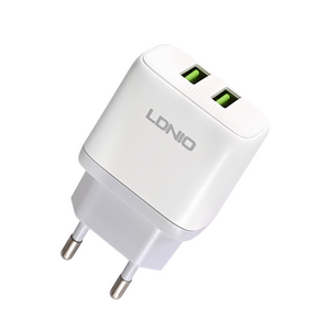 Kucni punjac LDNIO A2221 2xUSB, 12W beli.