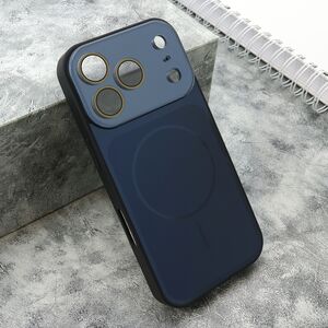 Maska / futrola COLOR METAL MagSafe II za iPhone 17 Pro tamno plava (MS).