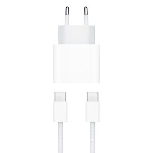 Kucni punjac za Iphone 15/16 PD Fast charger 35W Type C na Type C beli HQ (MS).